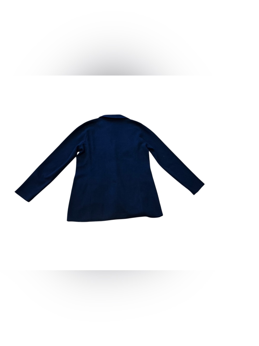 LAUREN RALPH LAUREN women’s navy blue cotton blend 3 button blazer size large - Picture 6 of 12